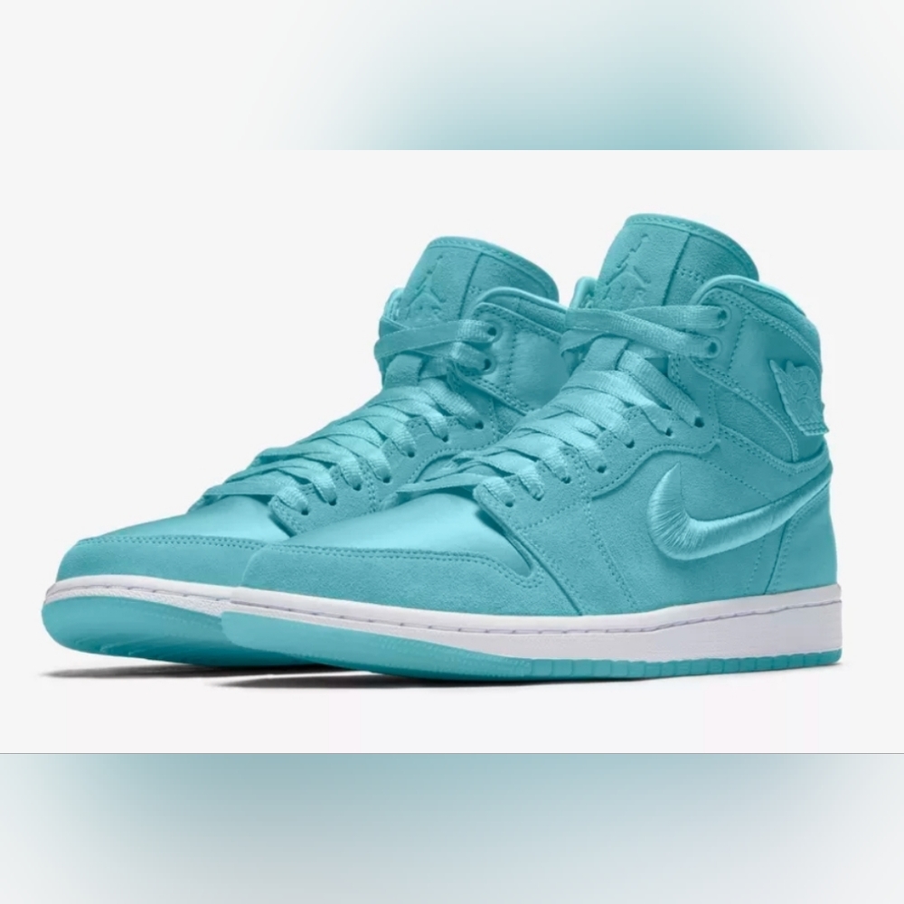 Womens Light Aqua Air Jordan 1